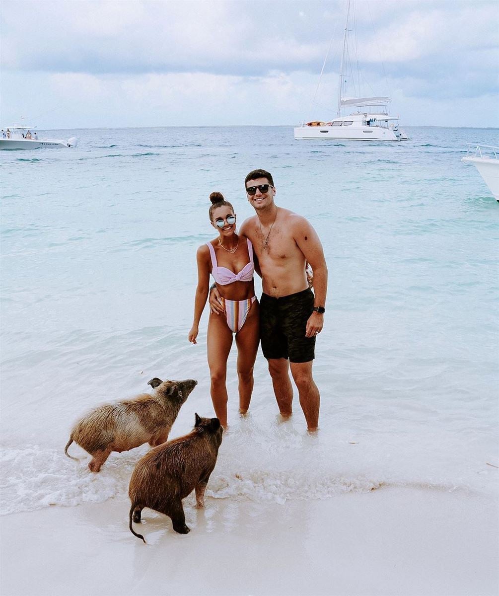 Jarrett Stidham's Wife Kennedy Shares New Beach Vacation Pics