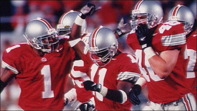 Ohio State Jack Tatum in action, making tackle vs Texas Christian