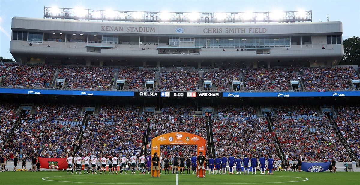 Chelsea FC, Wrexham AFC Share Historic Event With UNC, Kenan Stadium