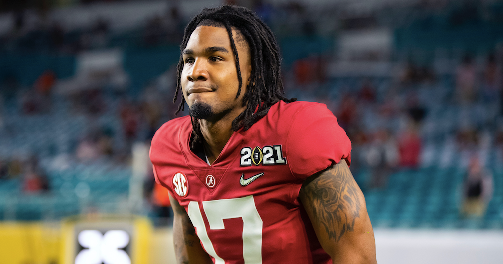 Jaylen Waddle explains why he decided to play in national championship
