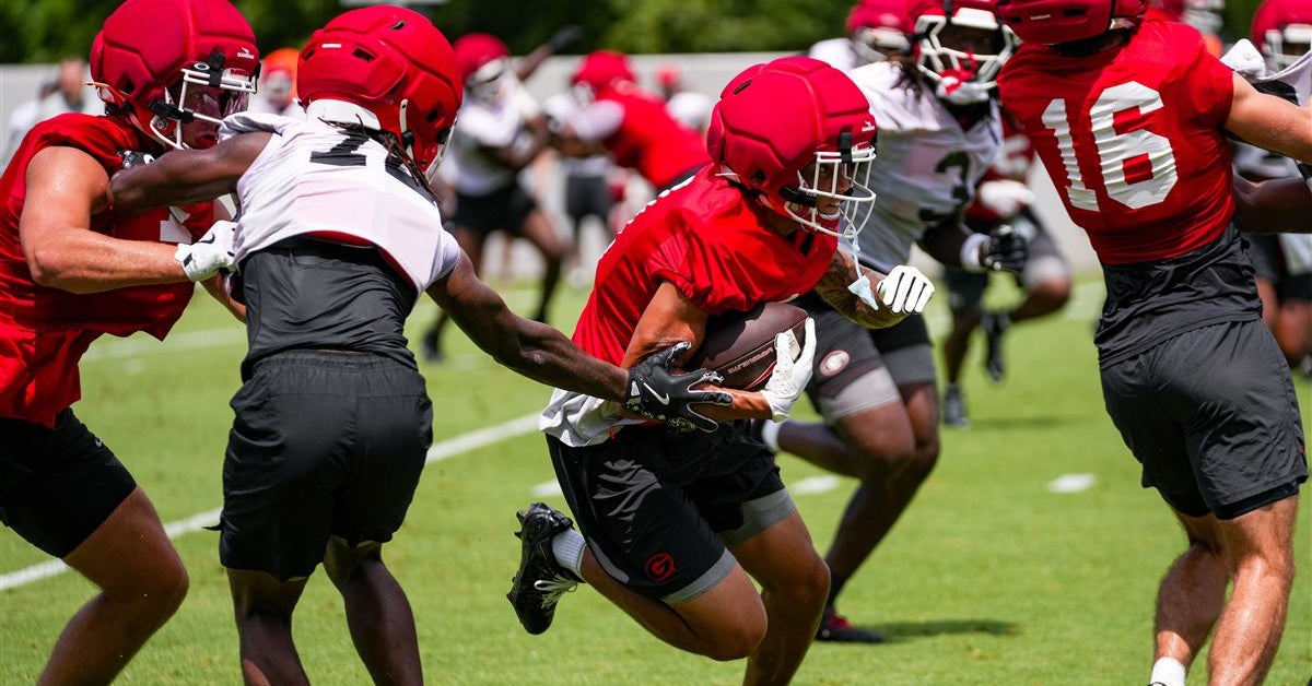 PHOTOS: Georgia football returns to the practice field to open fall camp