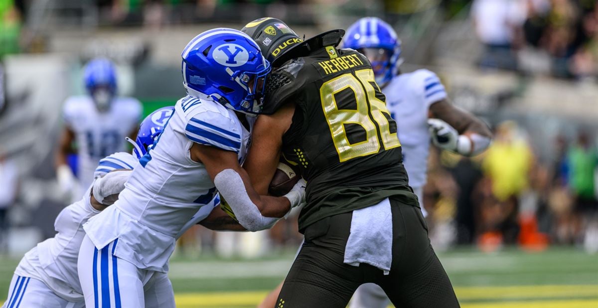 Oregon Ducks tight end Patrick Herbert ready to make up for lost time