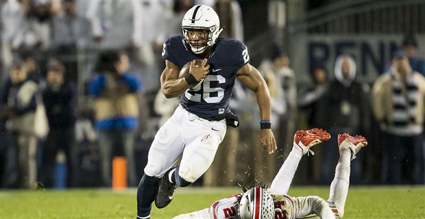 Saquon Barkley on X: Cool old school Saquon Barkley jersey swap done by  @McManusDesign  / X