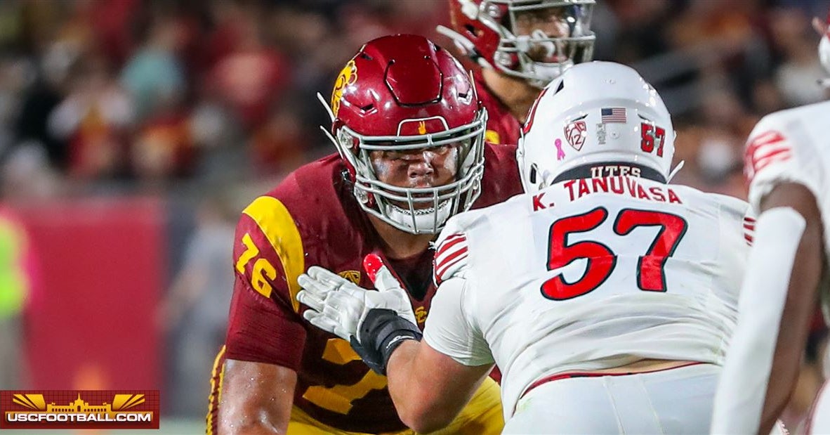 USC's Lincoln Riley, Josh Henson hopeful about reconfigured, reinforced Trojan offensive line
