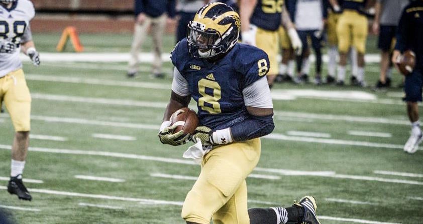 Tyrone Wheatley Jr. Michigan Player Exclusive Practice Jersey