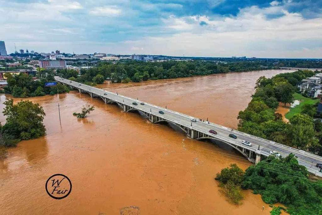 Is Founders Park in danger of flooding?