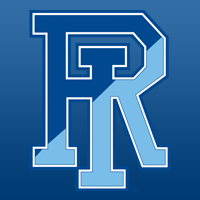 Image result for rhode island rams logo blue background