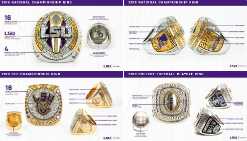 Behind The Scenes Lsu S Championship Rings