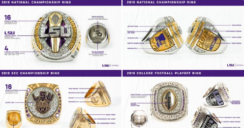 Lsu Grad Rings Behind the Scenes: LSU's Championship rings