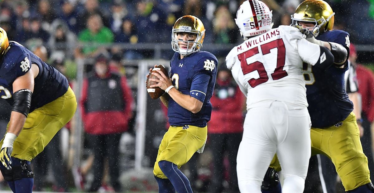 PFF College on X: Former Notre Dame QB Ian Book will be making his first # NFL start this weekend for the Saints. Primetime, Monday night.   / X