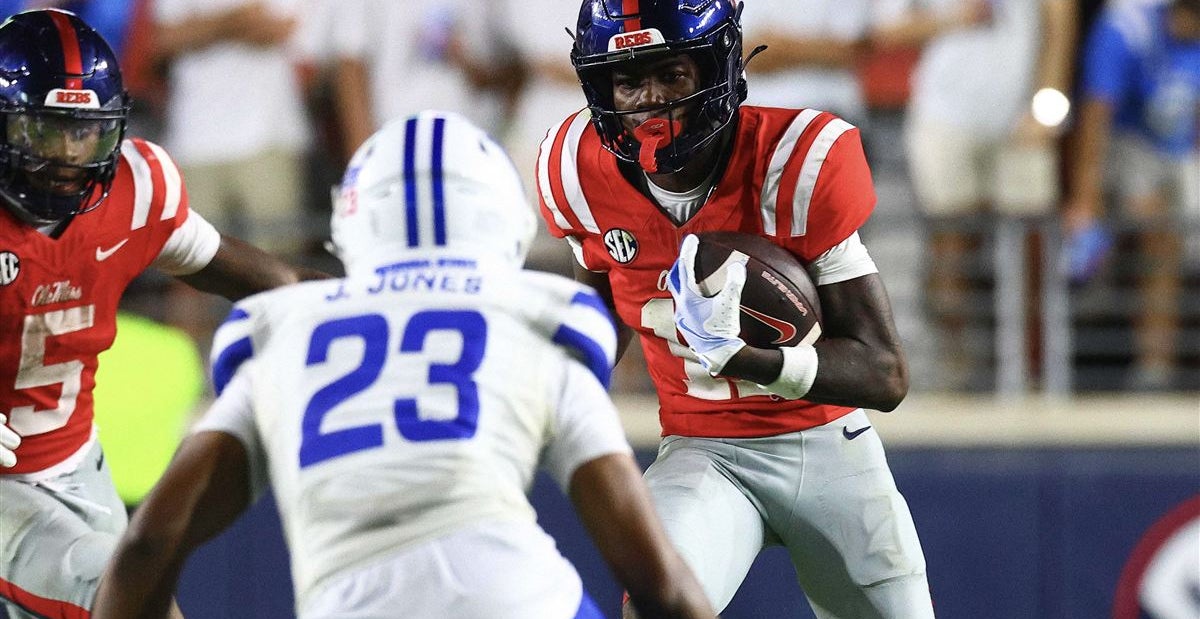 Deuce Alexander’s speed adds extra element to Ole Miss offense