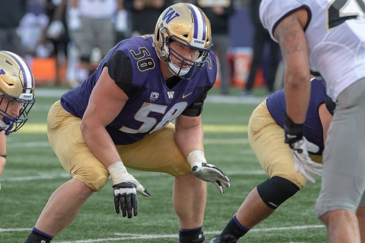 Kaleb McGary will have to compete at right tackle