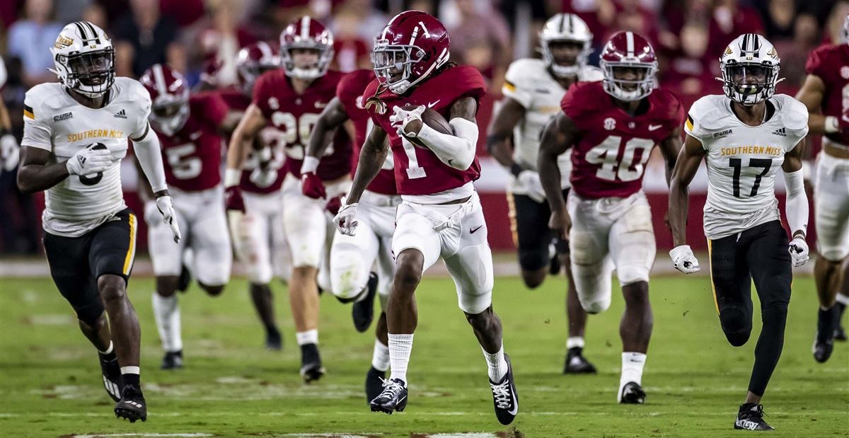 Jameson Williams sets the tone vs. USM with record-setting outing