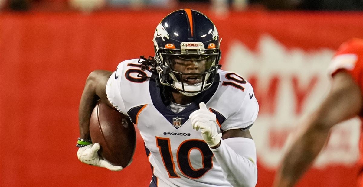 Jerry Jeudy reacts to Aaron Rodgers news, Broncos trade for Russell Wilson  - On3