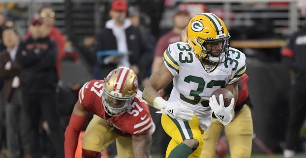 Report: Aaron Jones to be active, but limited vs. 49ers