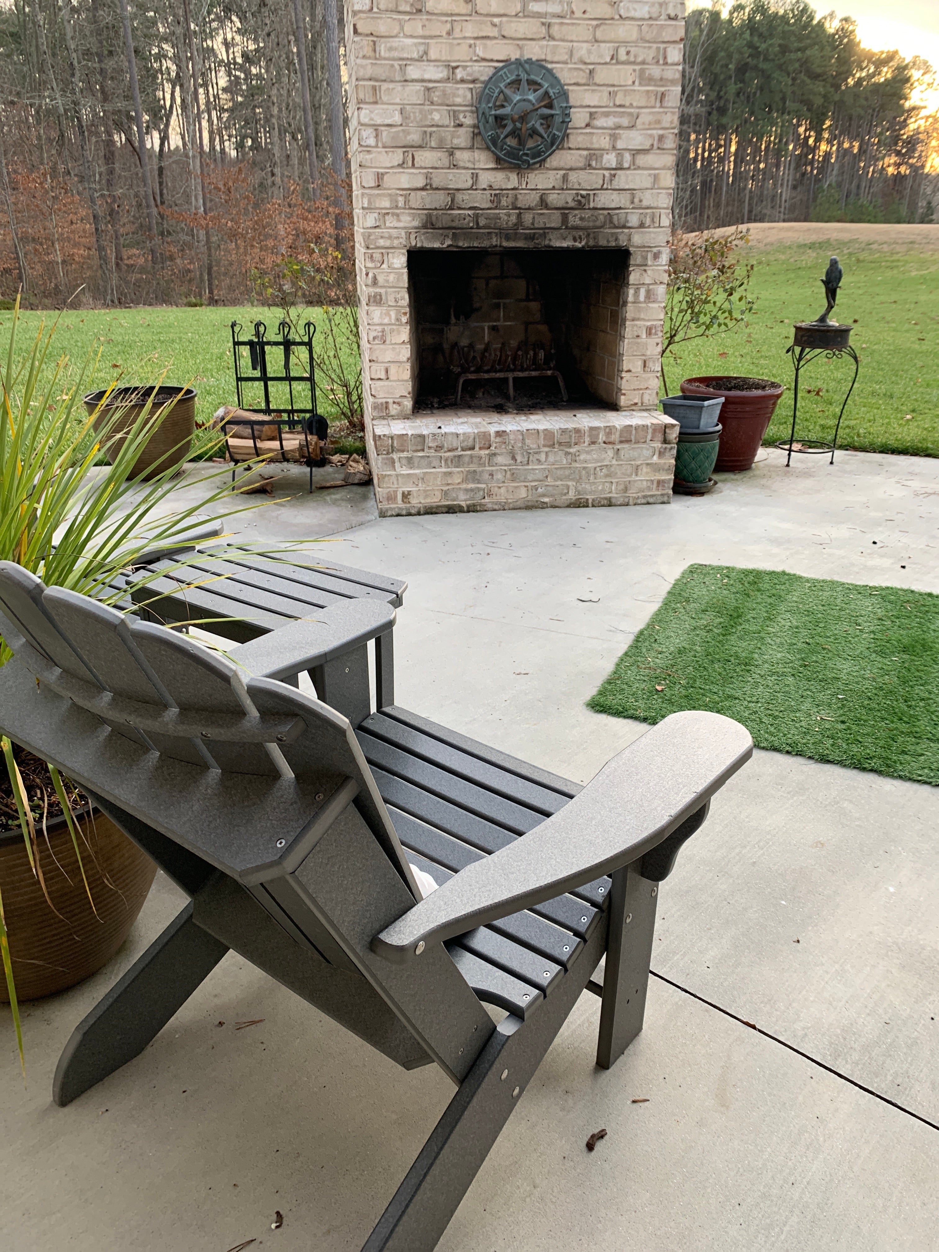 Fire Pit Adirondack Chairs