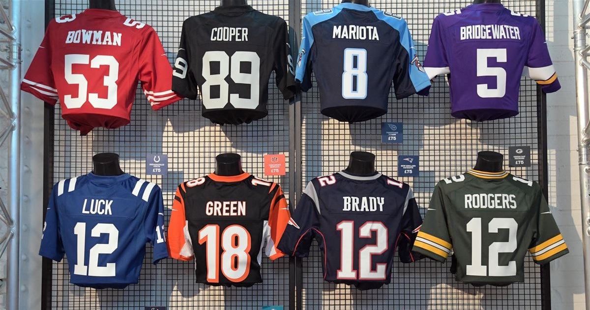 NFL fans share jerseys received for Christmas