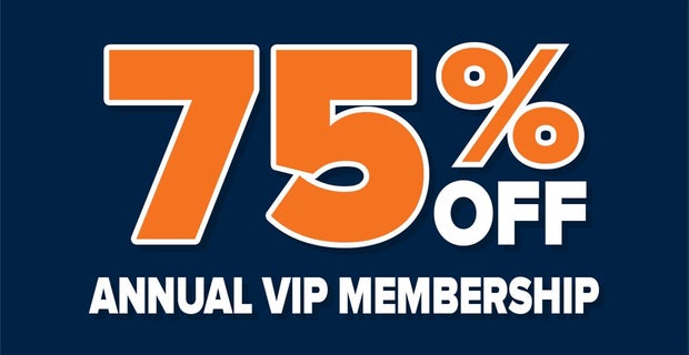 75% Off Annual VIP Membership