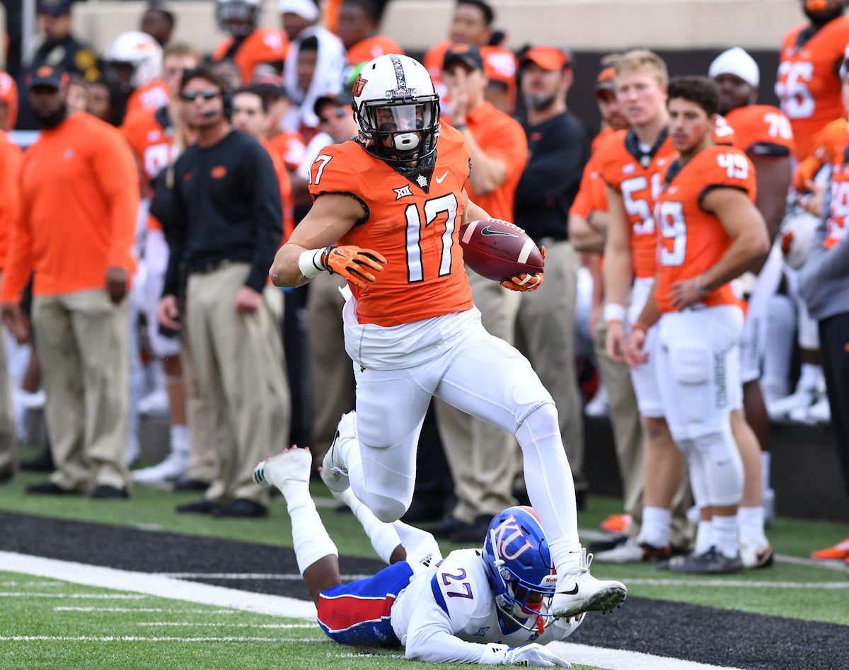 Former Jenks, Oklahoma State receiver Dillon Stoner excited for rookie  season with Las Vegas Raiders