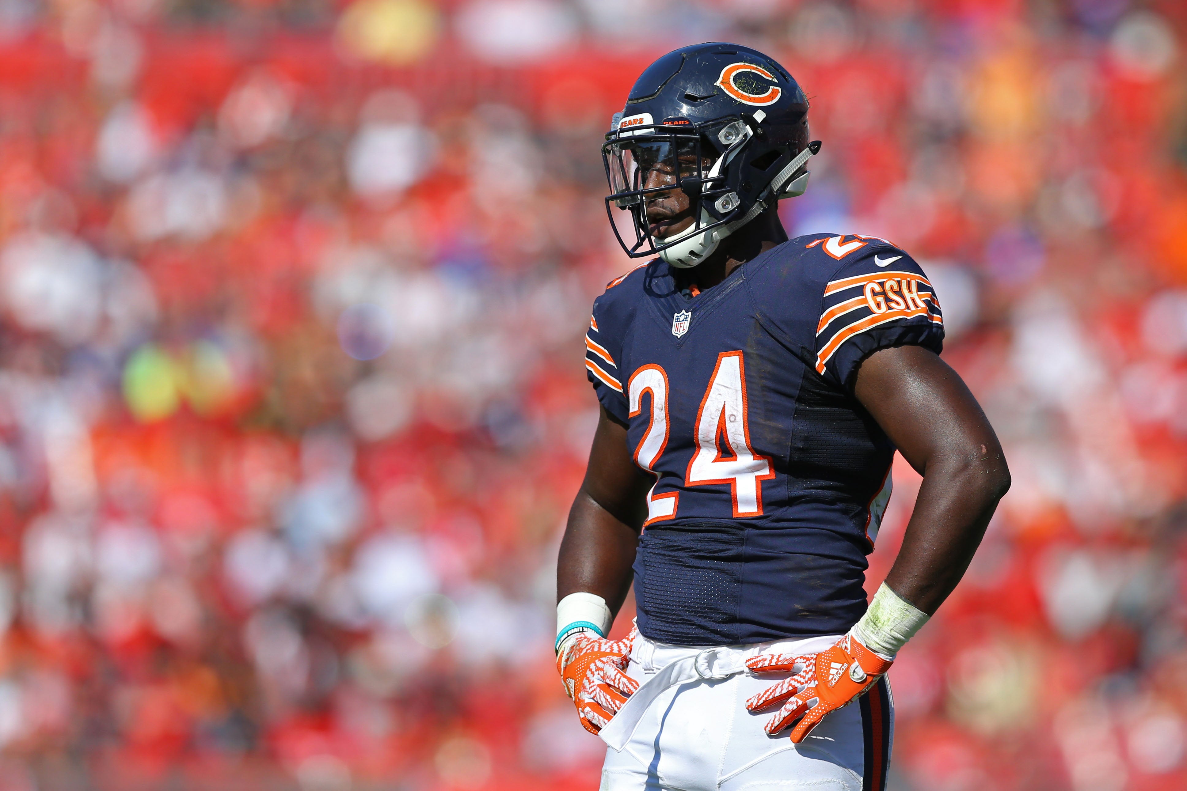 Chicago Bears' Jordan Howard hits milestone in his rookie season