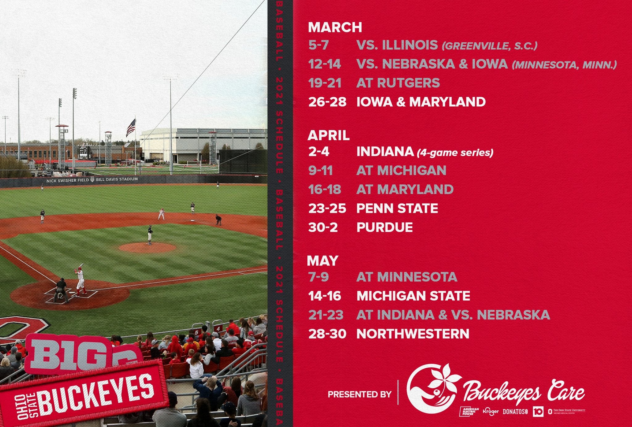 Buckeye Baseball Schedule Released