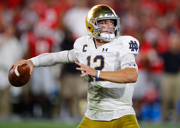 Saints draft Notre Dame QB Ian Book