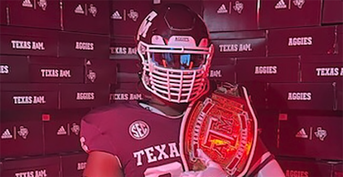 Texas A&M defensive front makes strong impression on Lufkin DL Zion