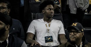Michigan football hosting recruits at OSU basketball game Michigan football hosting recruits at OSU basketball game