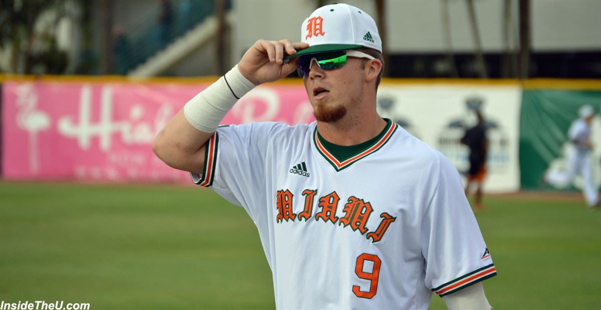 Miami Hurricanes adidas Team Baseball Jersey - White