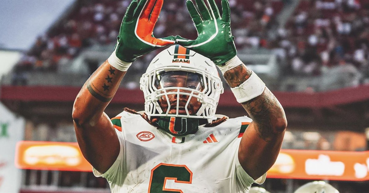 Miami Hurricanes Ranking Miami Hurricanes No. 8 in latest College Football Playoff rankings