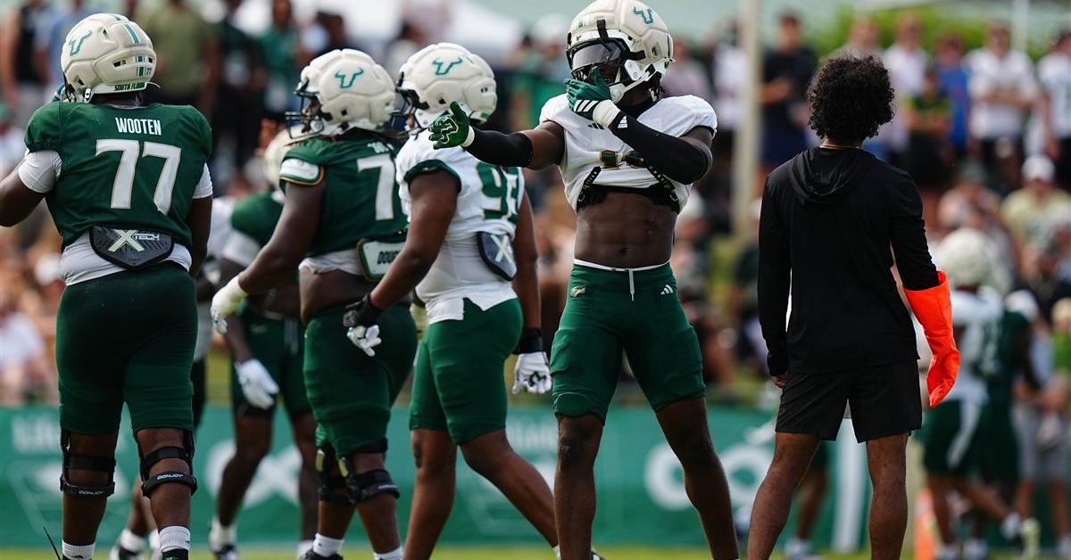 Sean Havens USF football postspring depth chart OFFENSE