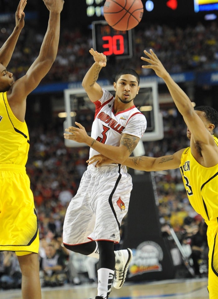  PEYTON SIVA UNIVERSITY OF LOUISVILLE 8X10 HIGH GLOSSY