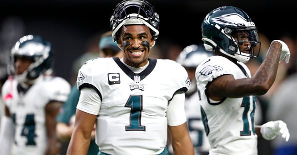 Marcus Mariota, Mitchell Trubisky could back up Eagles QB Jalen Hurts, analyst says