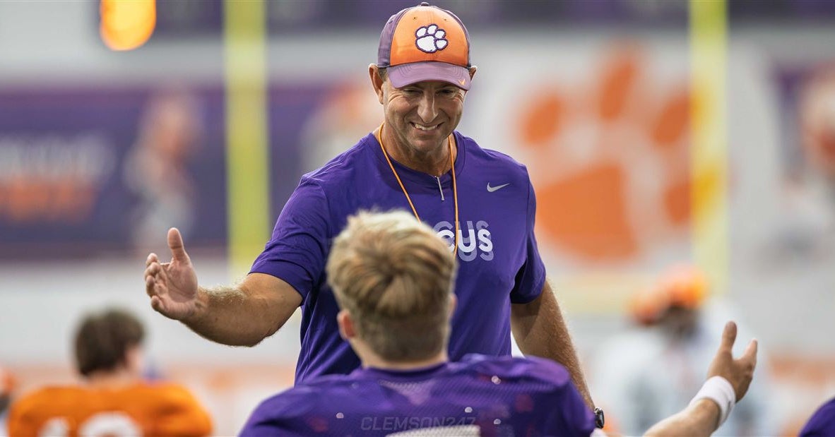 Recapping what Dabo Swinney said before Clemson's first scrimmage of fall camp