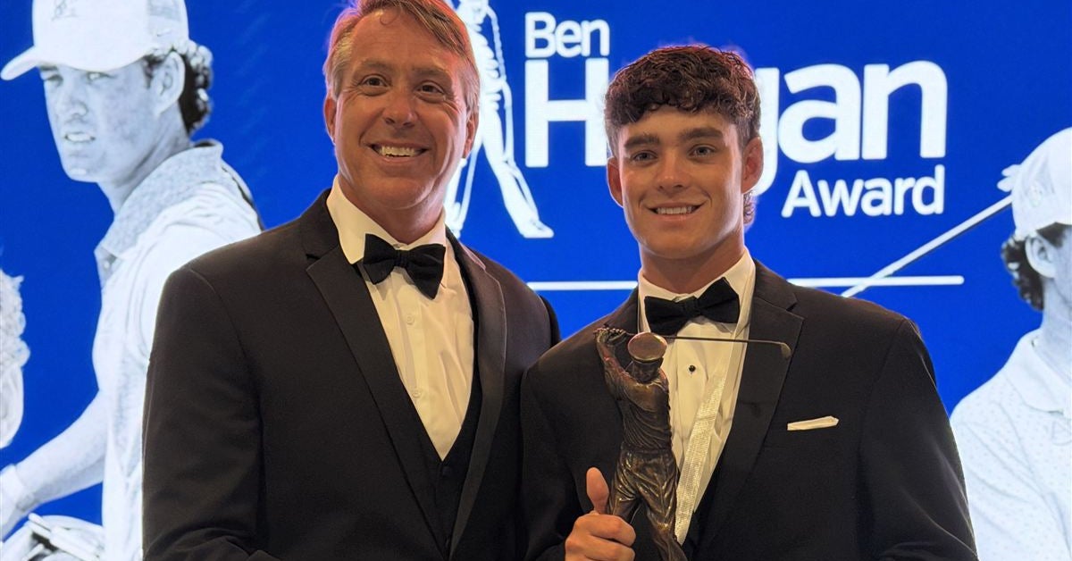 Winning a second Ben Hogan Award 'means the world' for Auburn's Jackson Koivun