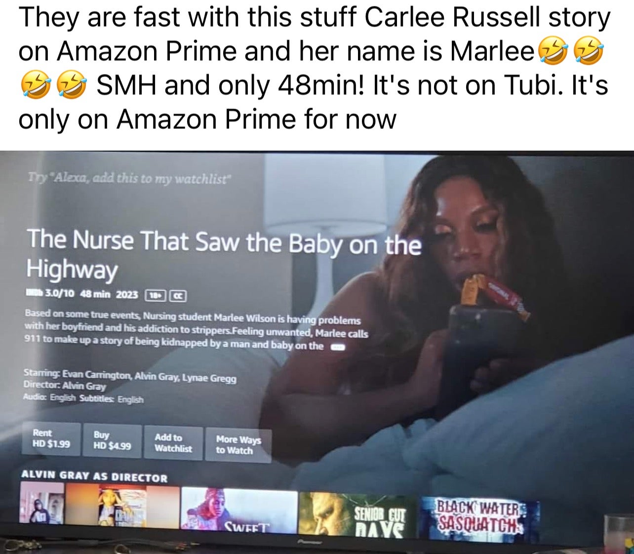 Carlee Russell the movie Sports, Hip Hop & Piff The Coli