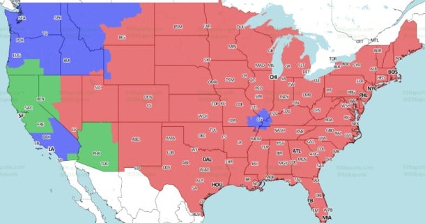 San Francisco 49ers vs. Arizona Cardinals: Coverage map