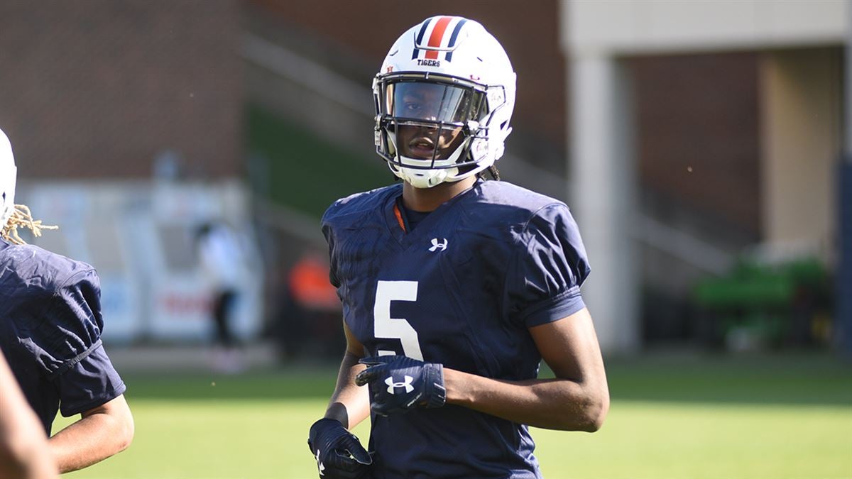 Auburn cornerback JD Rhym making noise at football camp