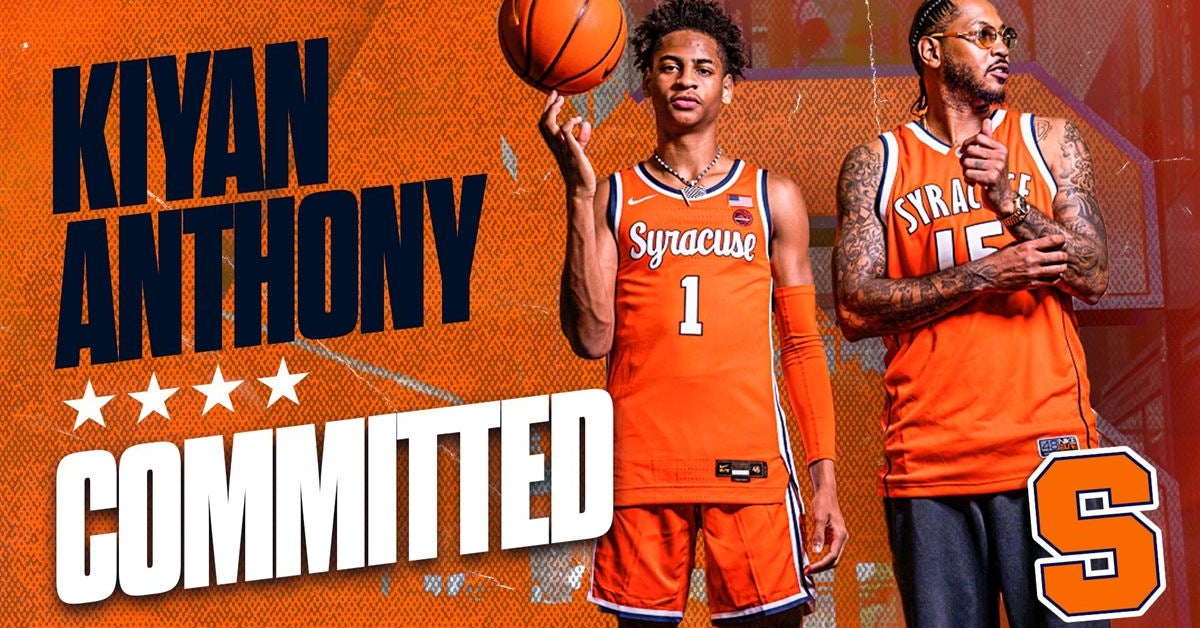 Kiyan Anthony, son of Carmelo Anthony, commits to Syracuse Tar Heel