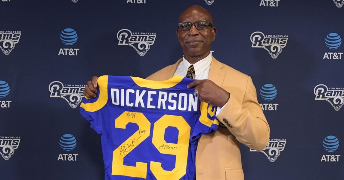 Legendary running back Eric Dickerson reveals origin of his notorious