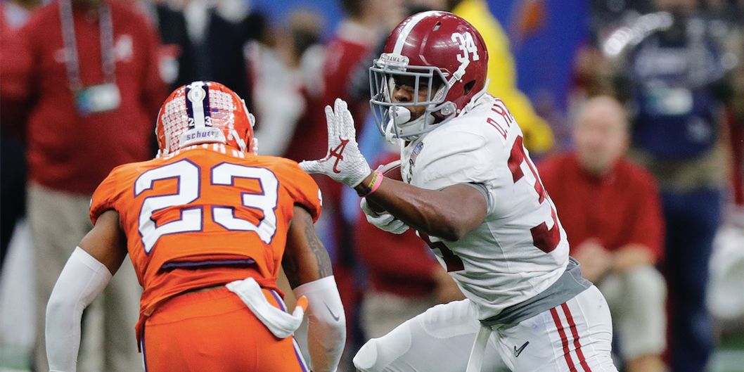 Running back Damien Harris steps up as Tide's veteran returnee