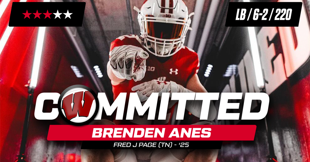 BREAKING: Three-Star Outside Linebacker Brenden Anes Commits to Wisconsin