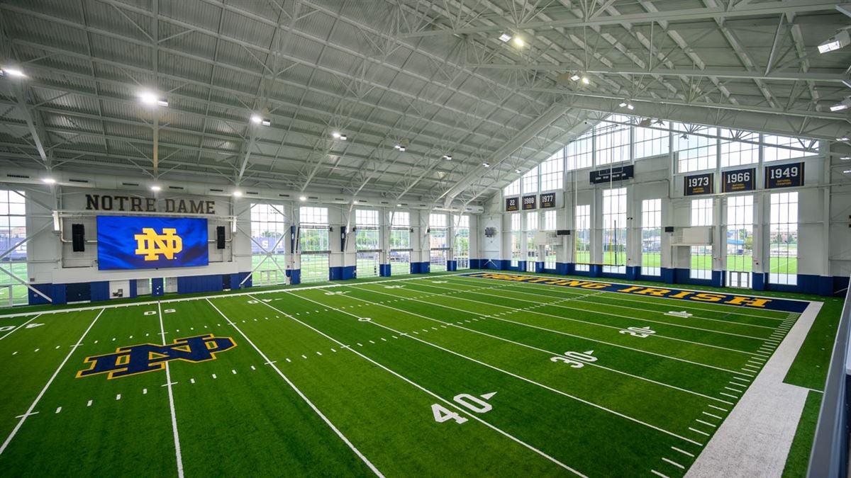 Photos Notre Dame Shows Off Its New Indoor Practice Facility