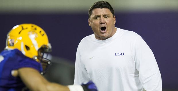 Orgeron, 55, has infused the Tigers with enthusiasm.