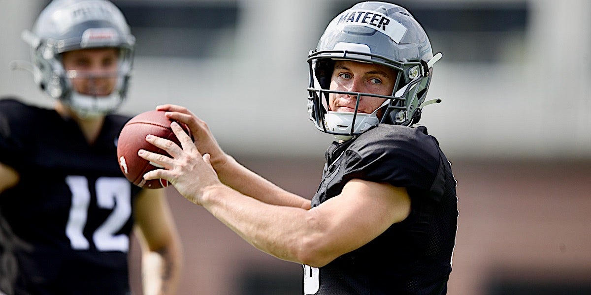 WSU Backup QB John Mateer Has Best Pass Of Fall Camp On Action-packed Day 5