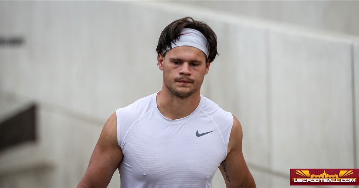 Transfer Michael Lantz named USC's starting kicker for 2024