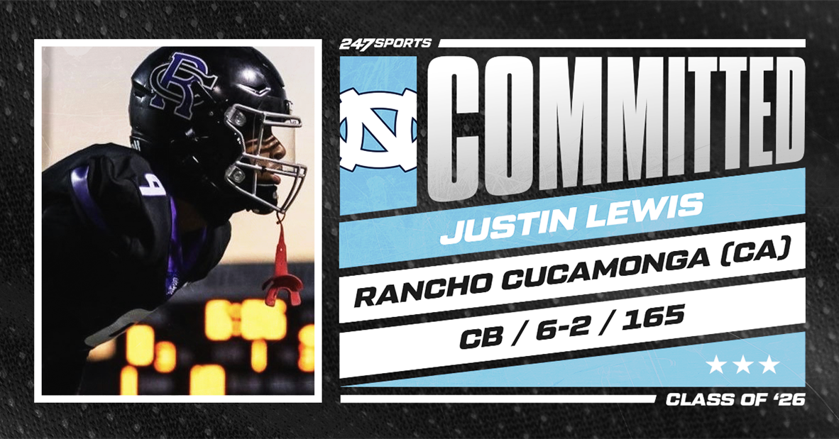 Three-star cornerback Justin Lewis commits to UNC Football