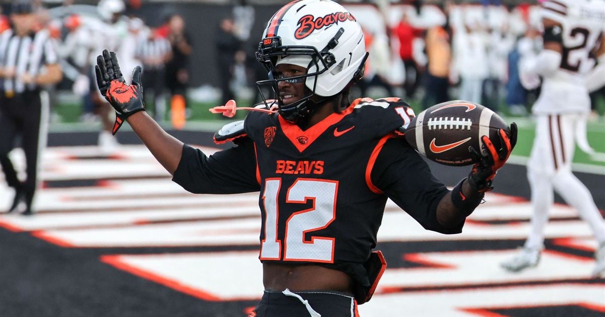 Oregon State WR Jesse Legree is the 247Sports True Freshman of the Week after 240-yard game vs. Texas Tech