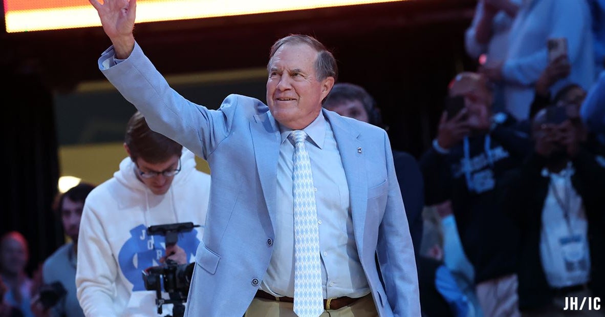 Bill Belichick’s Halftime Introduction Creates Moment Of Awe In Smith Center Bill Belichick’s Halftime Introduction Creates Moment Of Awe In Smith Center
