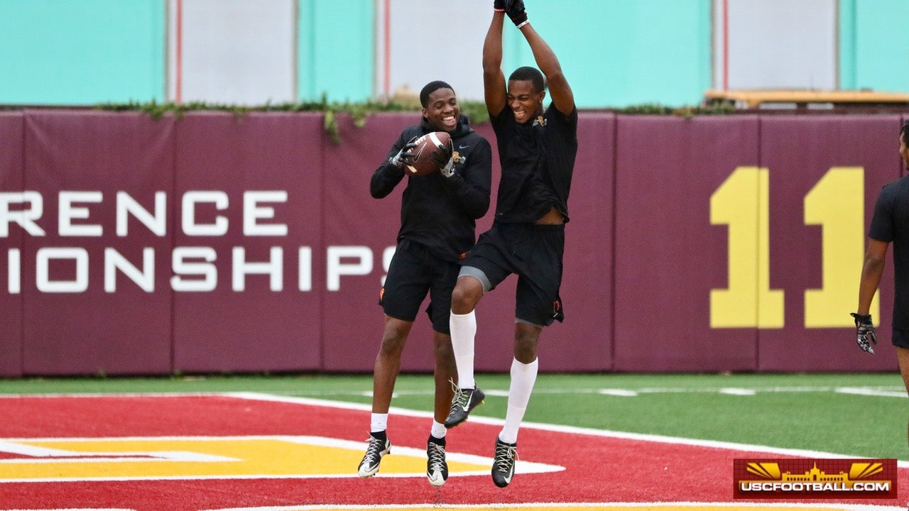 USC football first summer workout photos